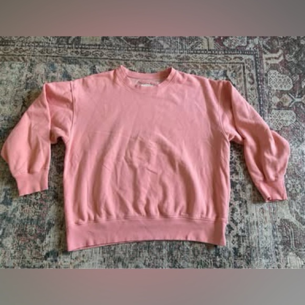American Eagle coral pink oversized sweatshirt, women’s Medium